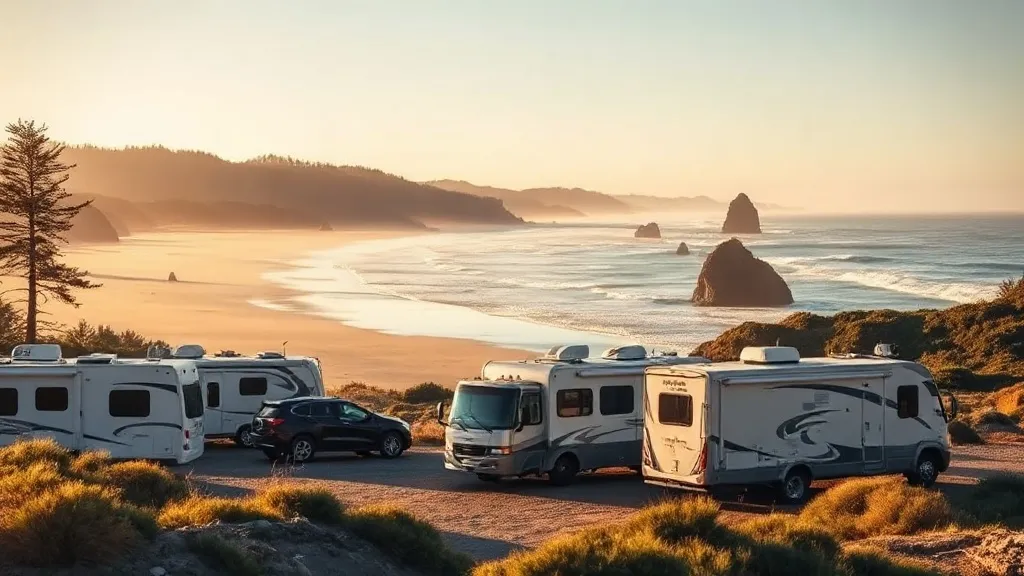 Oregon Coast Camping: The RV Guide to 350 Miles of Public Beach